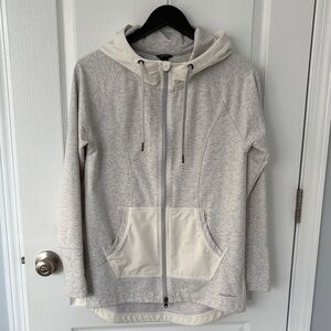 Eddie Bauer Light Gray Zip-Up Jacket